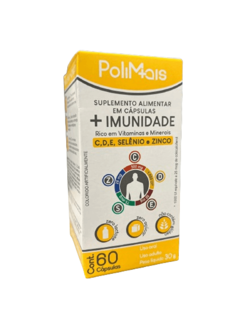 PoliMais + Imunidade C/60 Cápsulas - Nutriex