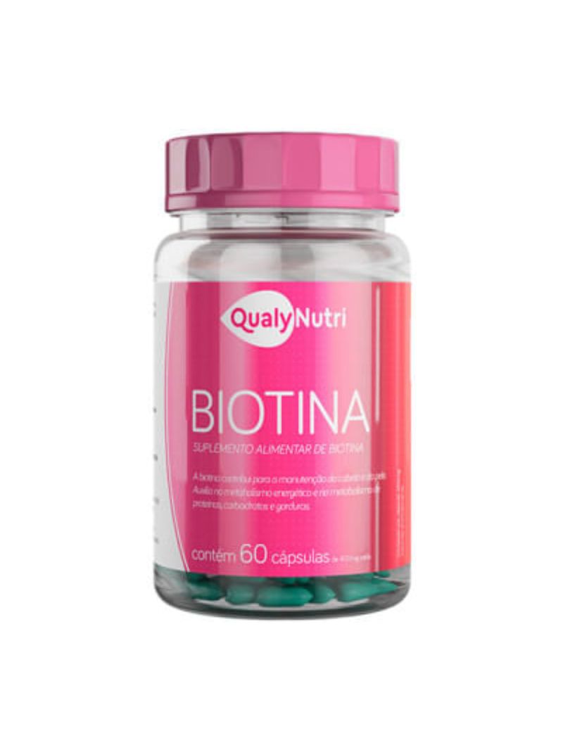 Biotina 60 Cápsulas Qualy Nutri