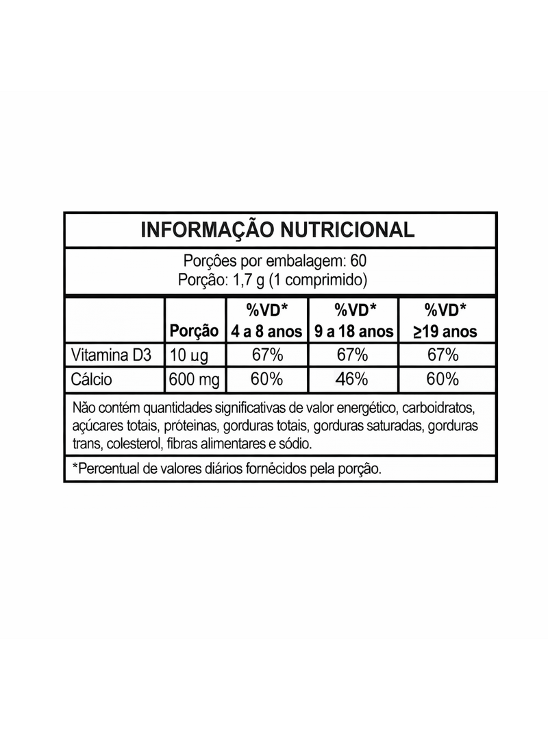 Kit 3 Caixas Imecálcio Cálcio D3 600/400mg 60 Comprimidos Nutivit