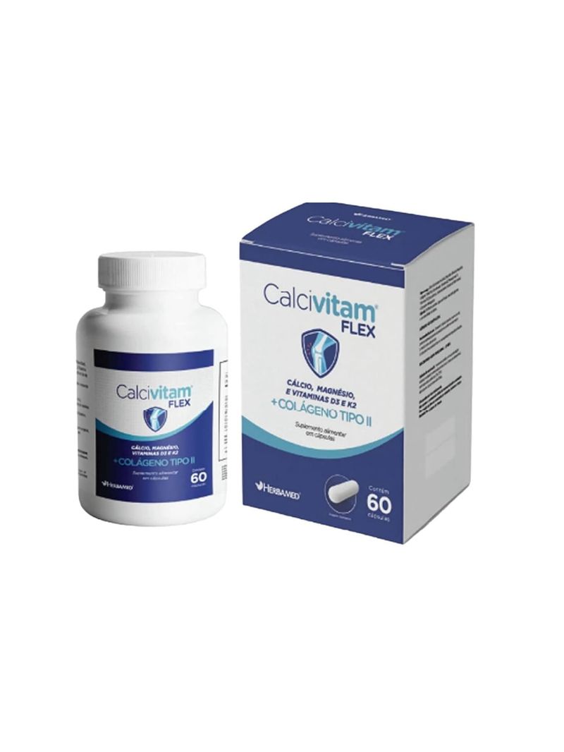 Calcivitam Flex  C/60 Cápsulas