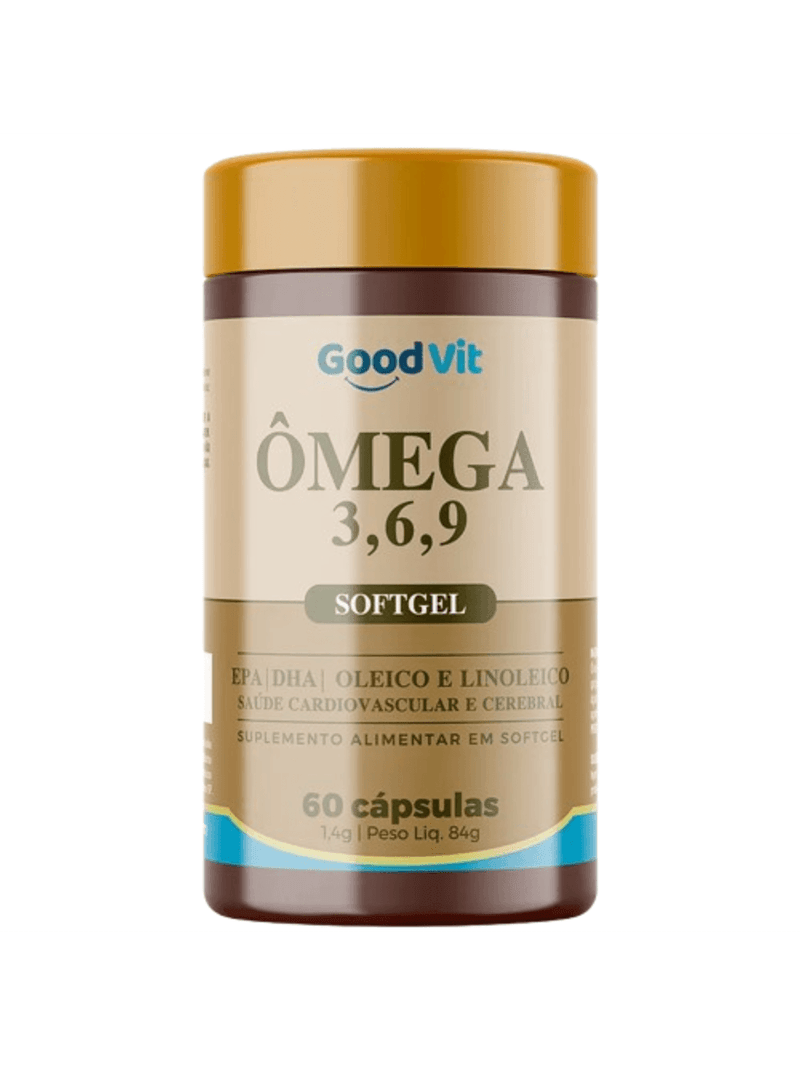 Ômega 3,6,9 Softgel C/60 Cápsulas - Good Vit