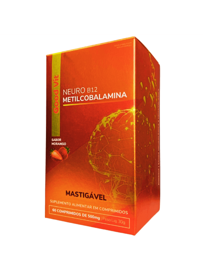 Neuro B12 Metilcobalamina Nervos 60 Comprimidos Good Vit