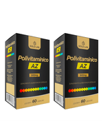 Kit C/2 Polivitamínico AZ C/60 Cápsulas - Gold Lab