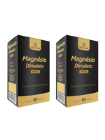 Kit 2 Magnésio Dimalato 500mg com 60 Cápsulas Gold Lab