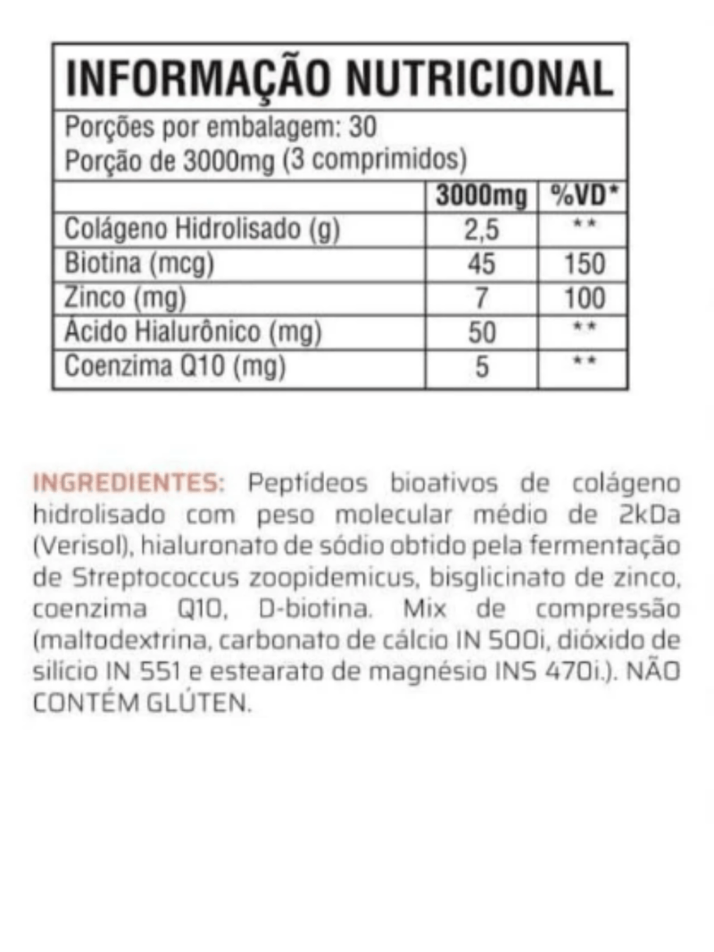 Colágeno Dherma Verisol 90 Comprimidos Pele Firme e Saudável – Good Vit