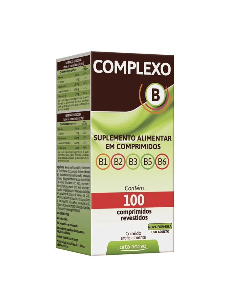 Complexo B C/100 Comprimidos - Arte Nativa