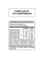 Complexo B C/100 Comprimidos - Arte Nativa