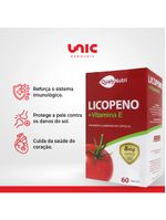 Licopeno + Vitamina E 500MG C/60 Cápsulas - QualyNutri