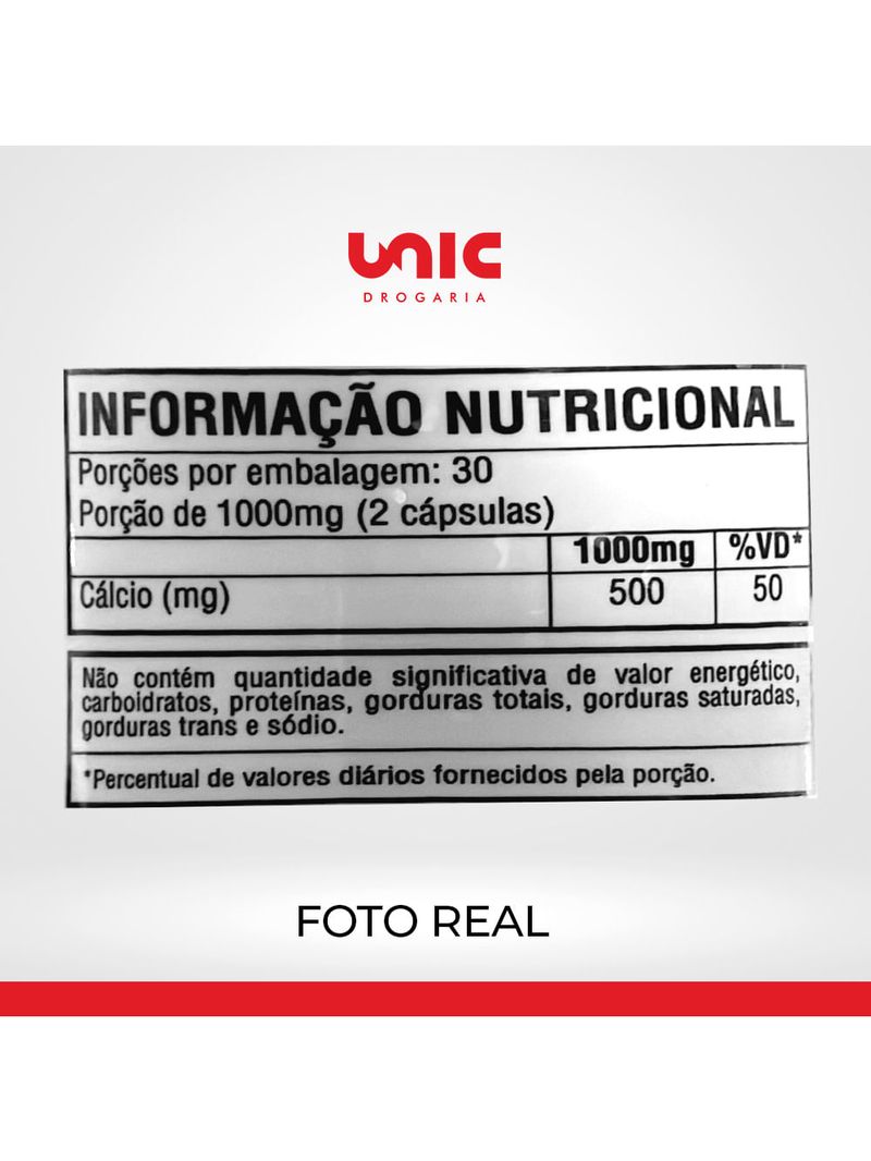 Carbonato de Cálcio Ossos Fortes 500mg 60 Cápsulas Good Vit