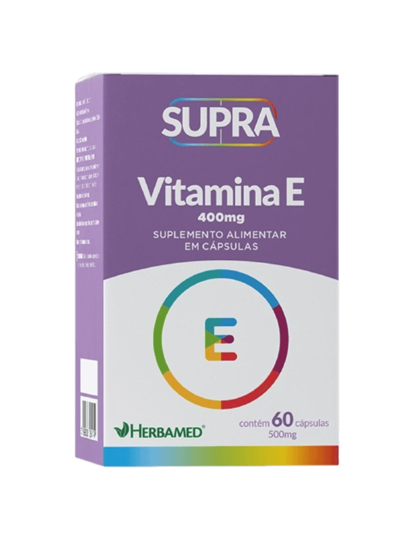 Supra Vitamina E - 400mg C/60 Cápsulas - Herbamed
