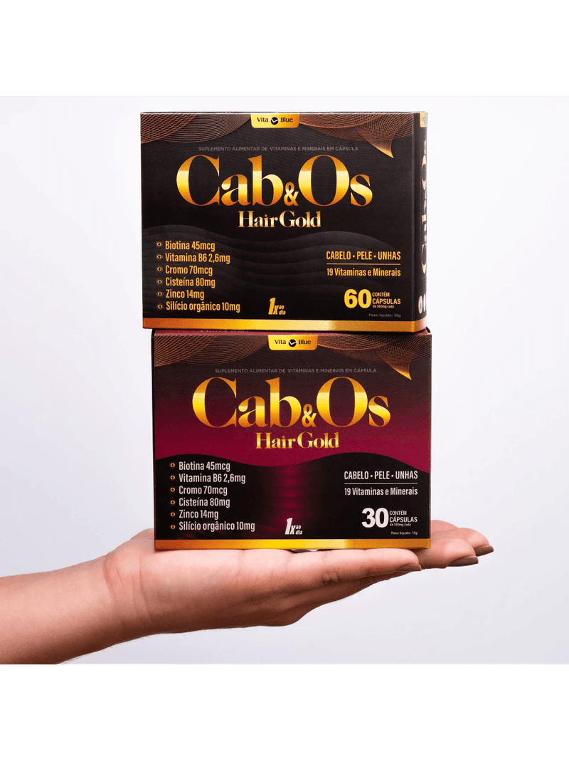 Cab&os Hair Gold C/60 Cápsulas - Vita Blue