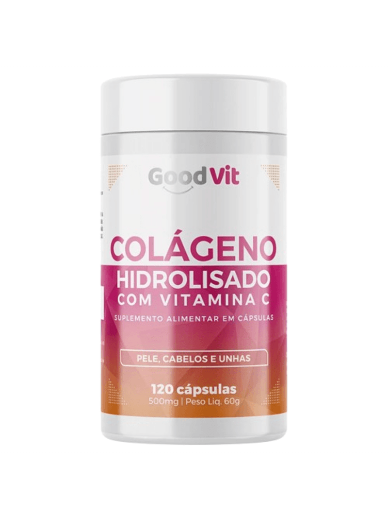 Colágeno Hidrolisado + Vit C/120 Cápsulas - Good Vit