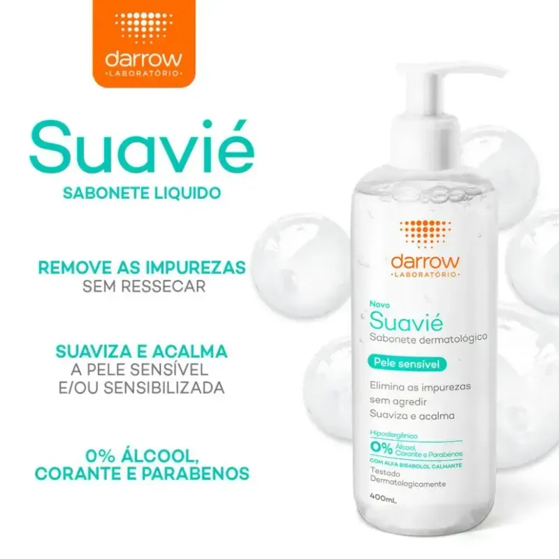 Sabonete Suavié Darrow Pele Sensível - 400ml