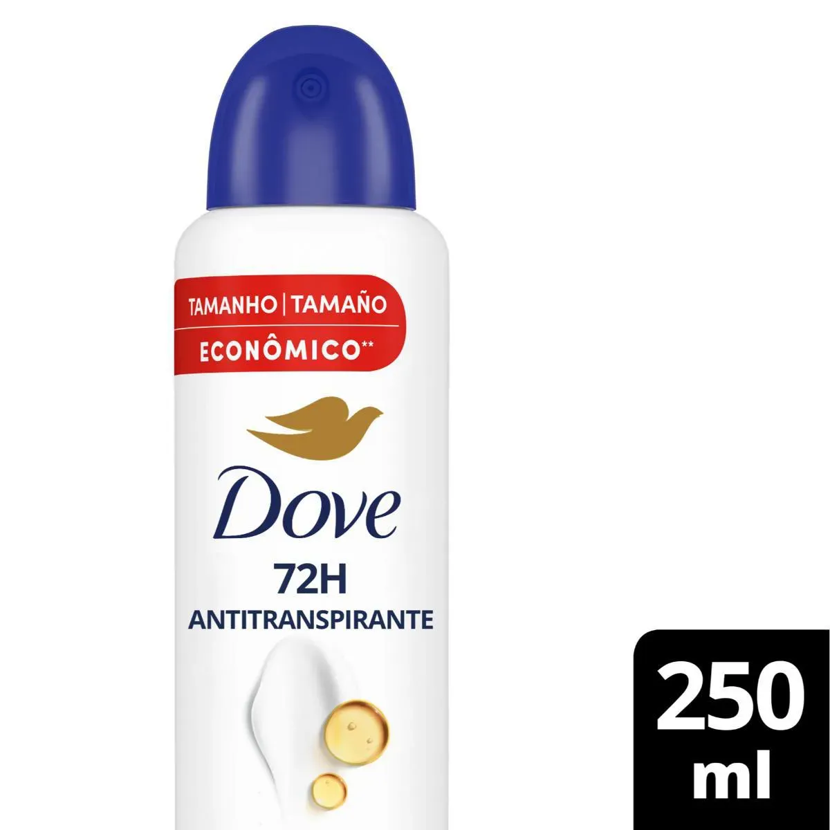 Dove Desodorante Aerossol Original 250 ml | Proteção e Hidratação