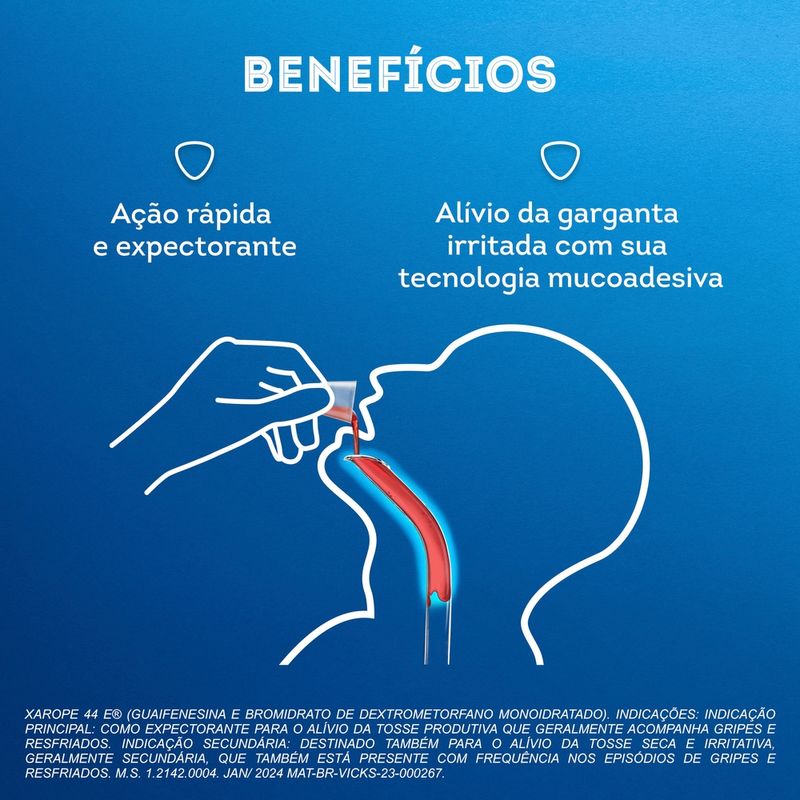 Expectorante Vick 44E Xarope - 240ml