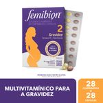 Suplemento Alimentar Femibion 2 Gravidez Cápsulas 56 Unidades