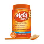 Metamucil Fibra Psyllium sabor laranja - 174g