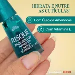 Risqué Esmalte Sérum Bridgerton Nutritivo com Óleo de Amêndoas Frasco 8ml