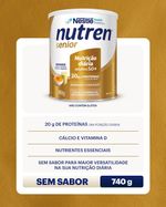Suplemento Alimentar Nutren Senior Sem Sabor - 740g