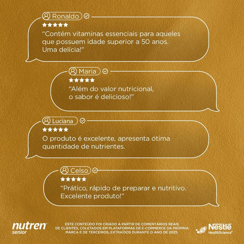 Complemento Alimentar Nutren Senior Café com Leite - 370g
