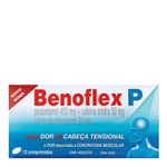 Sanofi Benoflex P Analgésico e Relaxante Muscular 450mg + 50mg + 35mg 12 Comprimidos