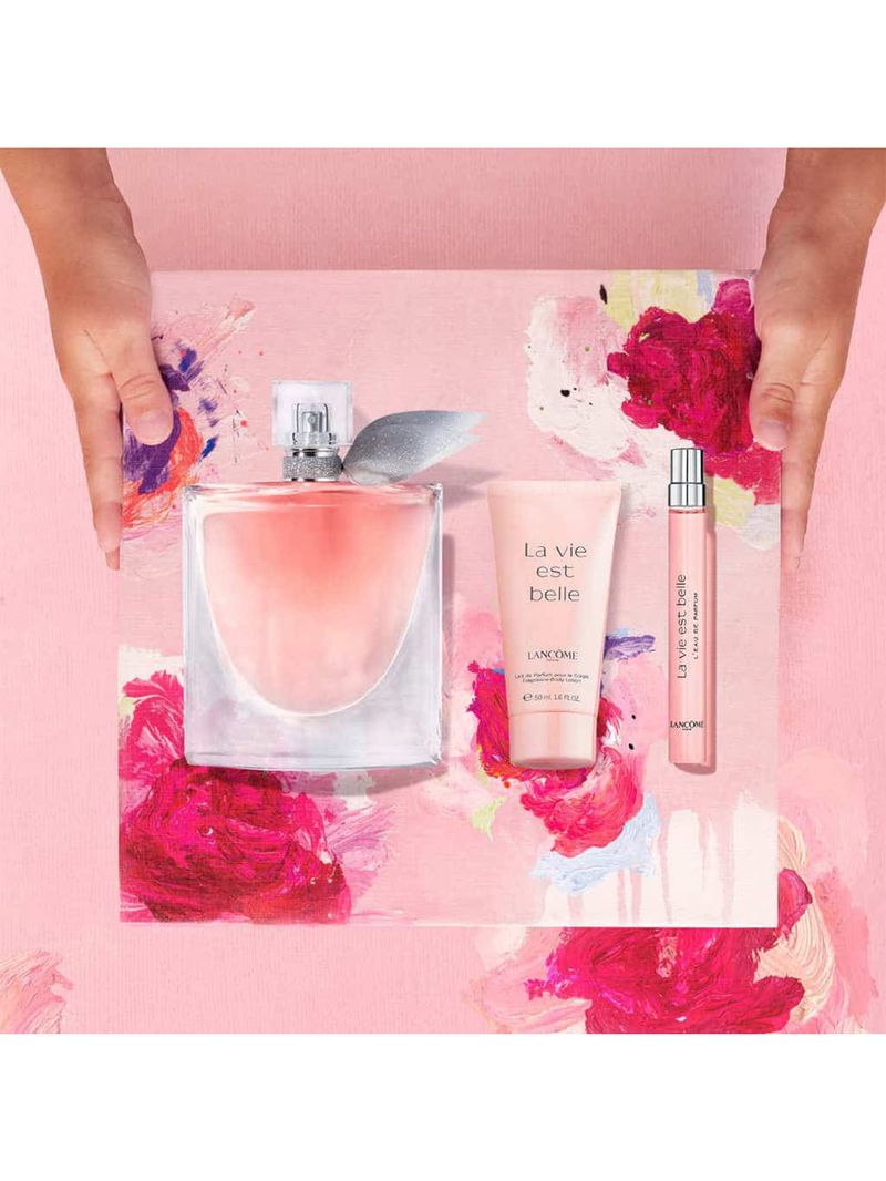 Kit Lancôme La Vie Est Belle Feminino - Eau de Parfum 100ml + Body Lotion 50ml + Travel 10ml