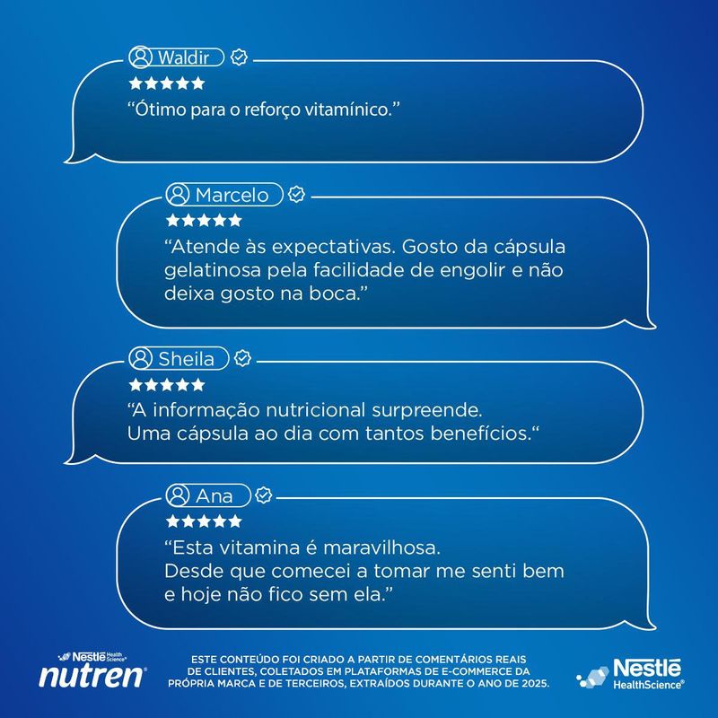 Suplemento Alimentar Nutren Ômega 3 - 60 Cápsulas