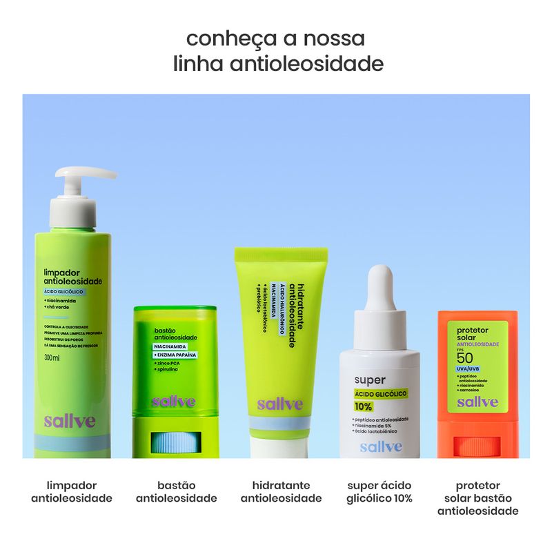 Protetor Solar Antioleosidade FPS 50 Sallve - 15g