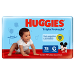 Fralda Huggies Tripla Proteção 78 unidades G
