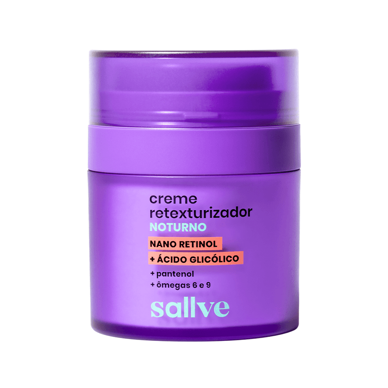 Creme Retexturizador Noturno Sallve - 30g