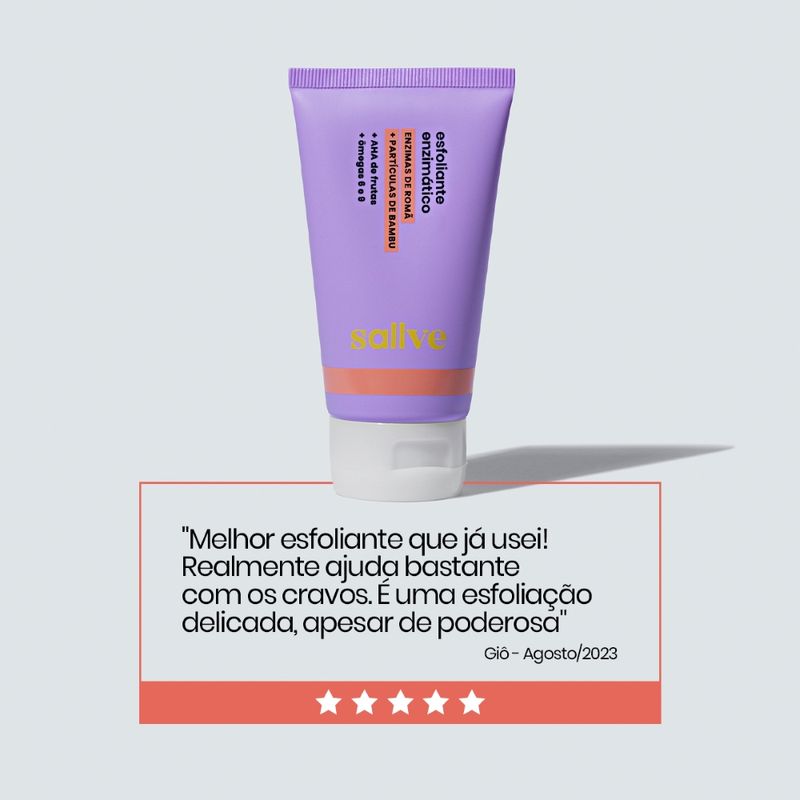 Esfoliante Facial Enzimático Sallve Gel-Espuma - 70g