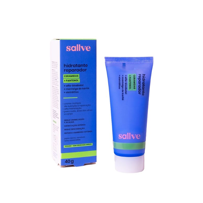 Hidratante Facial Reparador Sallve - 40g