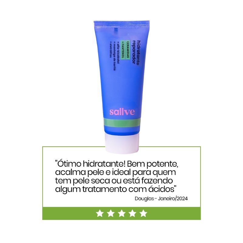 Hidratante Facial Reparador Sallve - 40g