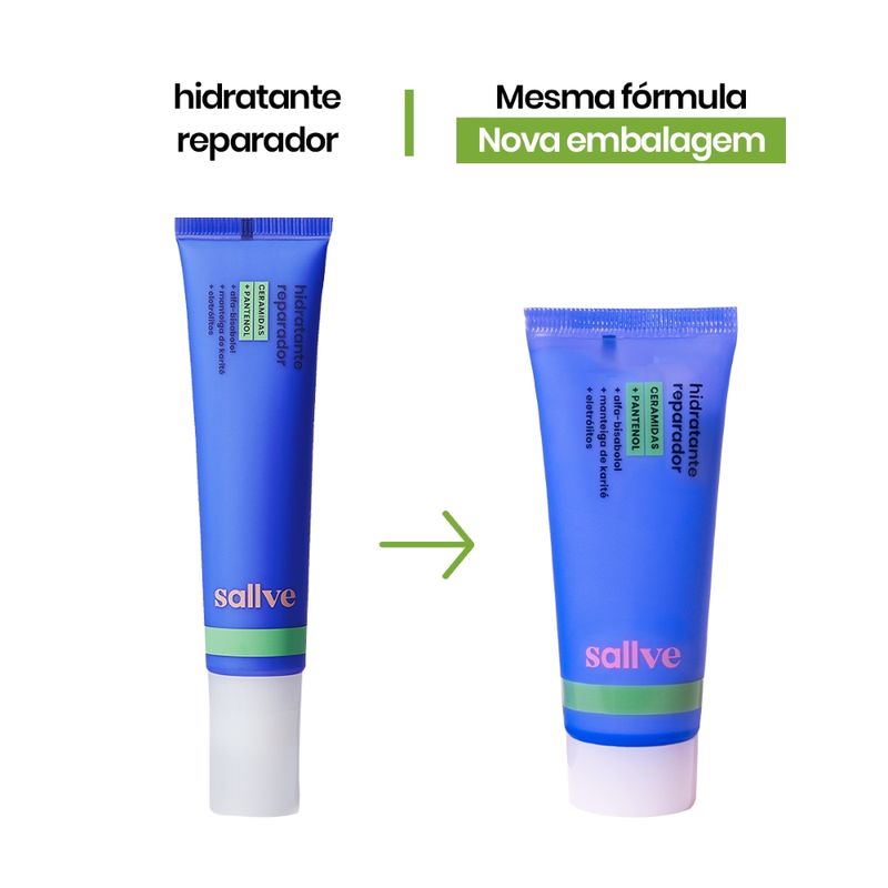 Hidratante Facial Reparador Sallve - 40g