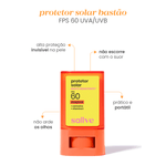 Protetor Solar Facial em Bastão FPS 60 Sallve - 15g
