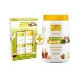 Kit Duo Shampoo 200ml + Condicionador 200ml + Creme de Pentear Explosão de Karité 1Kg  (3 itens)