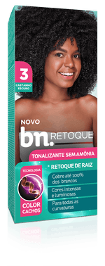 Tonalizante Castanho Escuro 3.0 Sem Amônia 90g