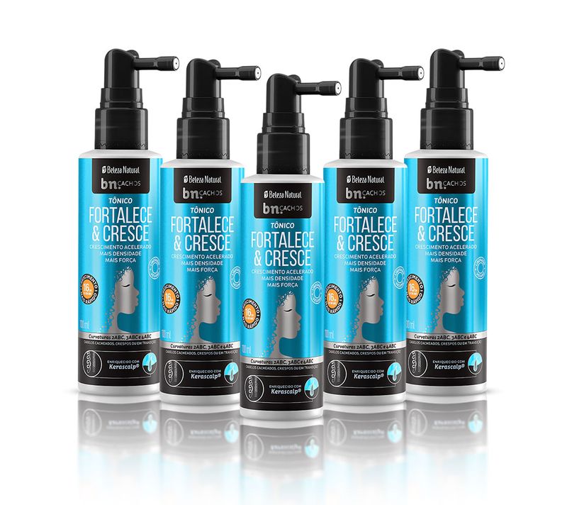 Kit Tônico Capilar Fortalece e Cresce 100ml (5 itens)