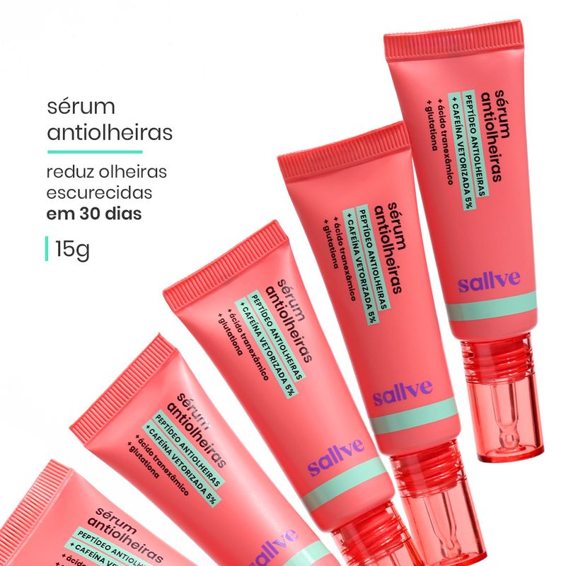 Sallve Sérum Antiolheiras com Cafeína - 15g