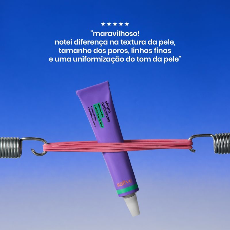 Sérum Facial Antissinais Retinol Puro Sallve - 30g