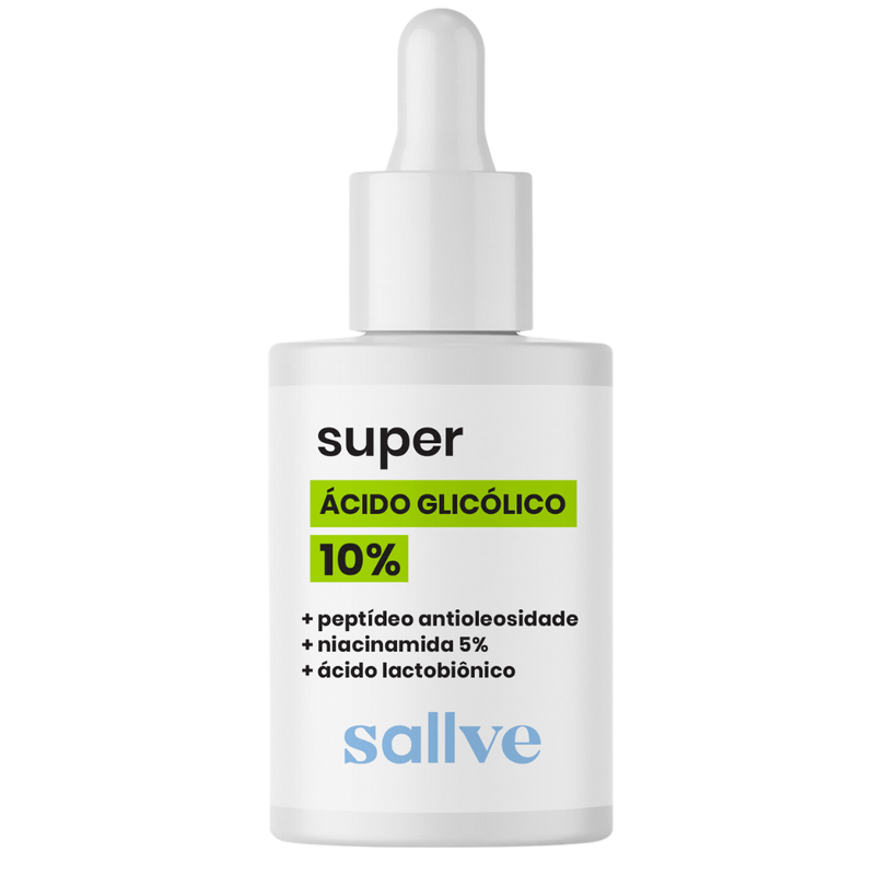 Super Àcido Glicólico 10% Sérum Facial Sallve - 30 ml