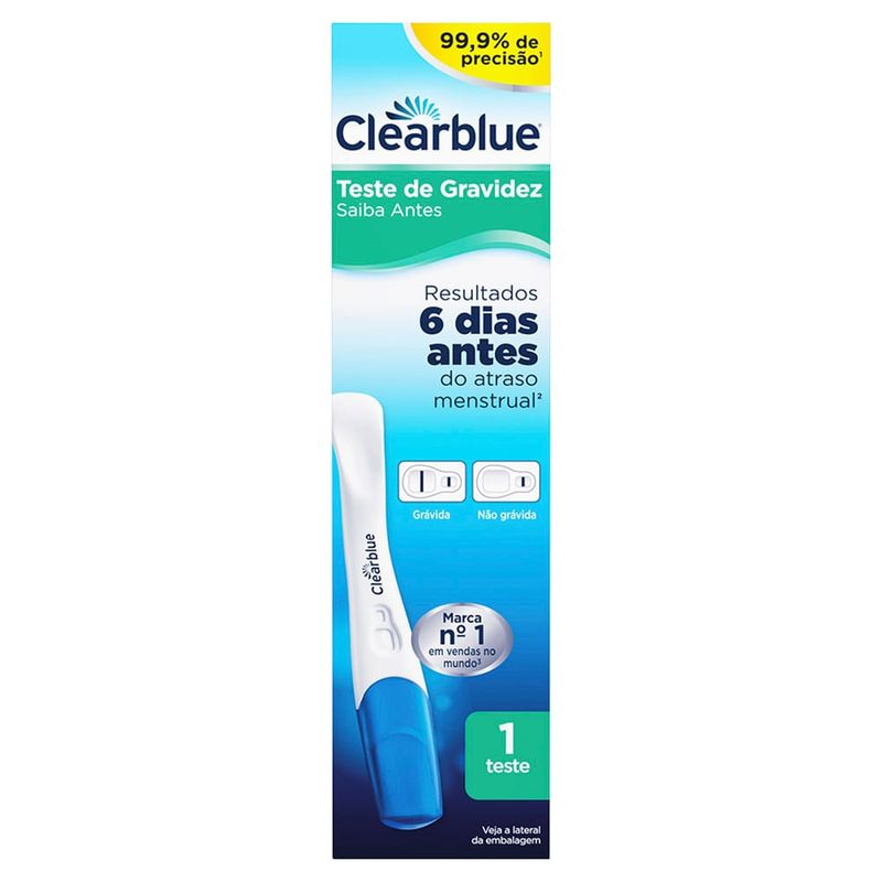 Teste de Gravidez Saiba Antes Clearblue