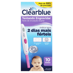 Teste de Ovulação Digital 10 Tiras Clearblue