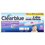 Teste de Ovulação Digital 10 Tiras Clearblue