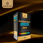 Polivitamínico Homem Multivitaminas 60 Cápsulas Gold Lab