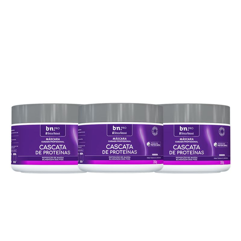 Máscara Cascata de Proteínas PRO 350g (3 itens)