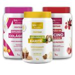 Kit Combo Creme de Pentear Colágeno + Karité + Rícino 1Kg (3 itens)