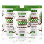 Kit Creme de Pentear Explosão de Coco 1Kg (3 itens)
