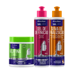 Kit Trio de Finalização Gel Definição + Gelatina + Seiva (3 itens)