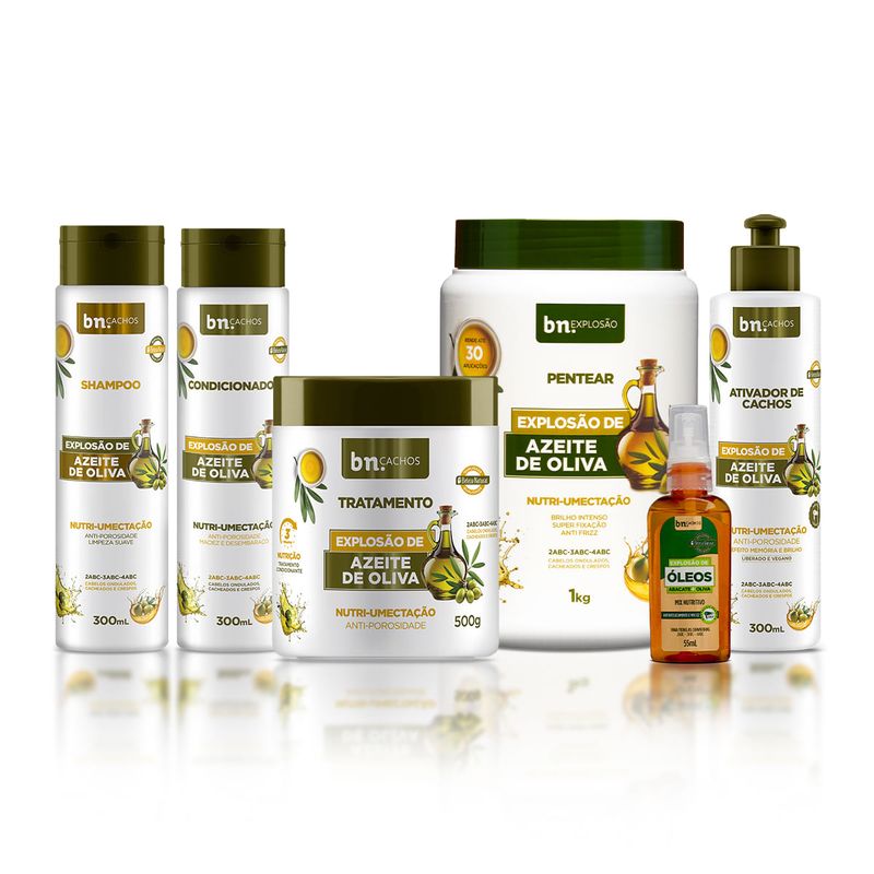 Kit Explosão de Azeite de Oliva + Óleo Abacate e Oliva